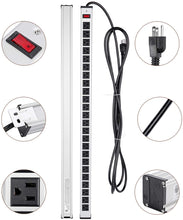 Load image into Gallery viewer, Surge Protector Power Strip 24 Outlet Heavy Duty Multi Plug Outlet Aluminum Sock