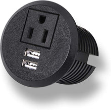 Load image into Gallery viewer, Mini Flush Power Grommet - 1 Electric, Dual USB  waterproof