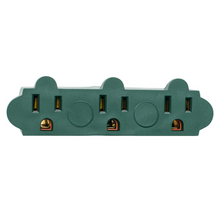 Load image into Gallery viewer, BTU ETL  3 Outlet Grounding Adapter, Grounded Wall Tap, Heavy Duty 3 Way Plug,(Pack of 3)