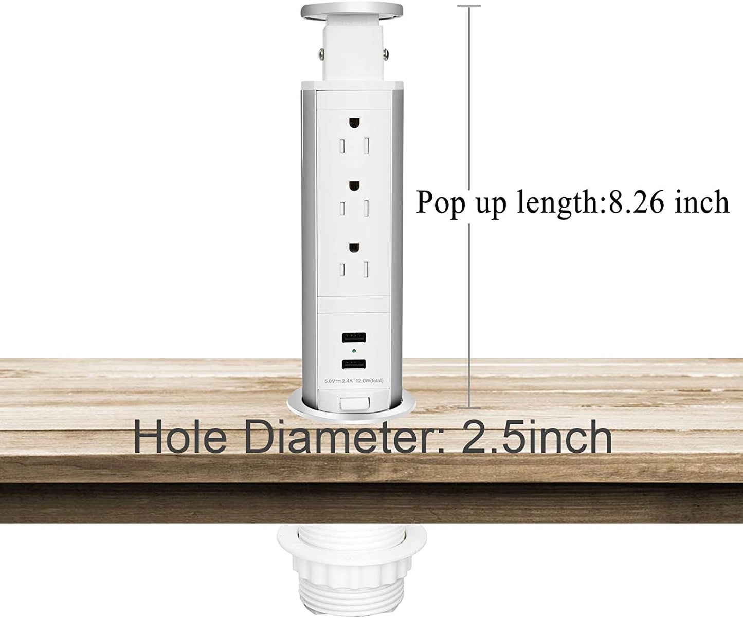 Pop Up Outlet for Countertop, Kitchen Counter Conference ,pop up socket