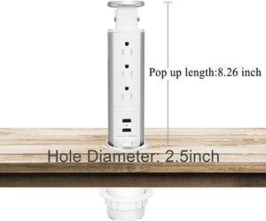 Pop Up Outlet for Countertop, Kitchen Counter Conference ,pop up socket