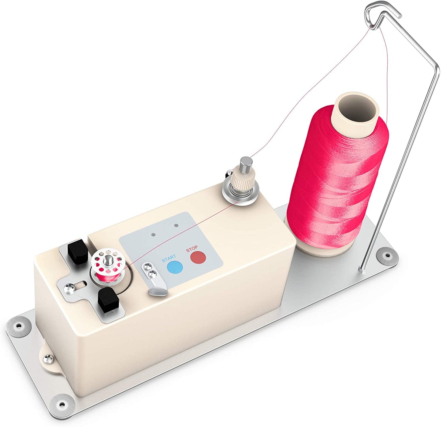 Automatic Bobbin Winder, Electrical Bobbin Winder with Spool Thread Stand for Sewing, Brother, Babylock, Singer, Janome,