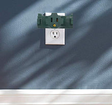 Load image into Gallery viewer, ETL Listed 3 Outlet Grounding Adapter, Grounded Wall Tap, Heavy Duty 3 Way Plug,