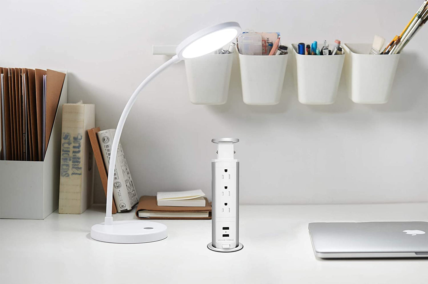 Pop Up Outlet for Countertop Receptacle Power Strip