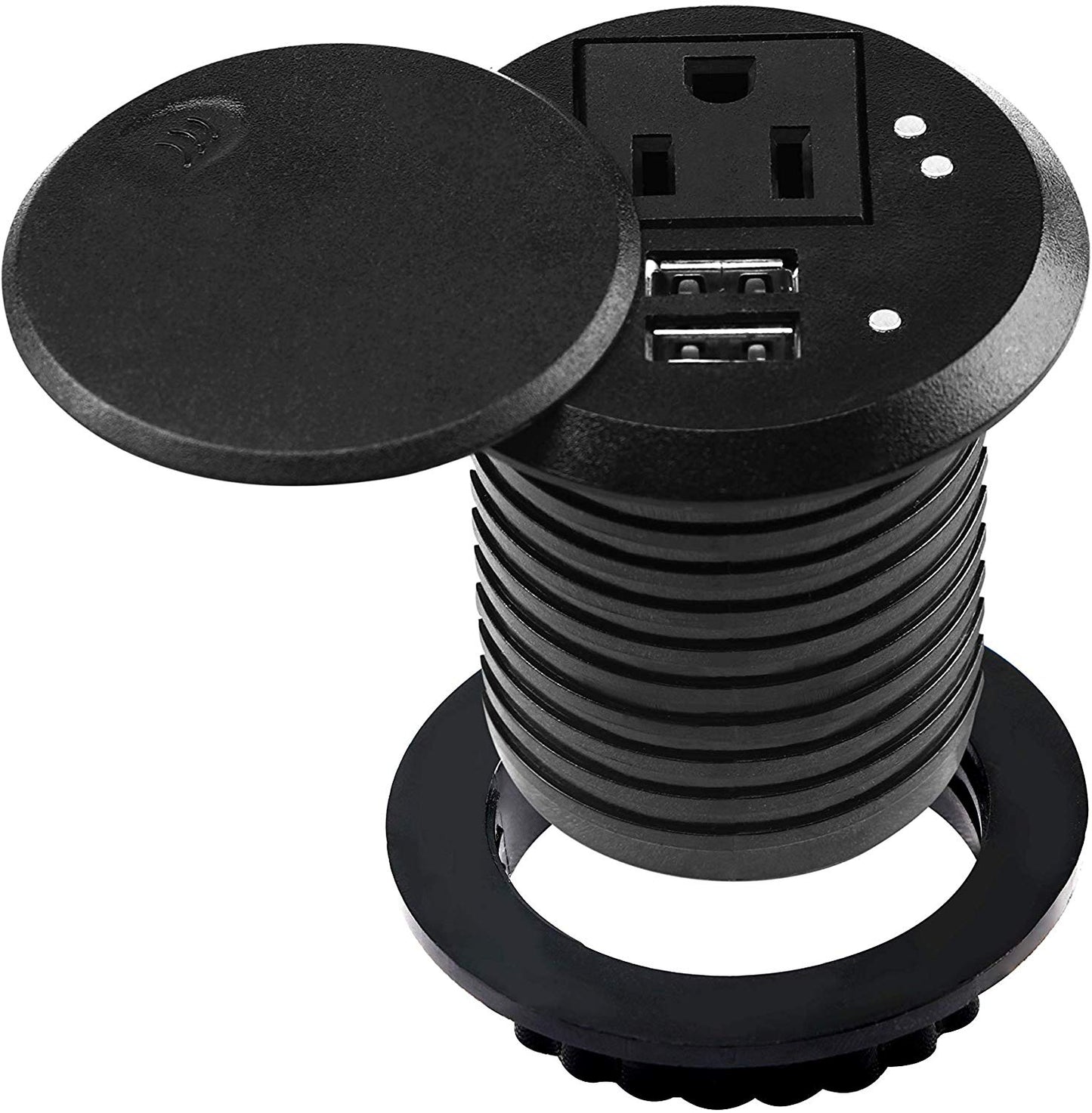 Desktop Power Grommet Desk Outlet with USB Ports