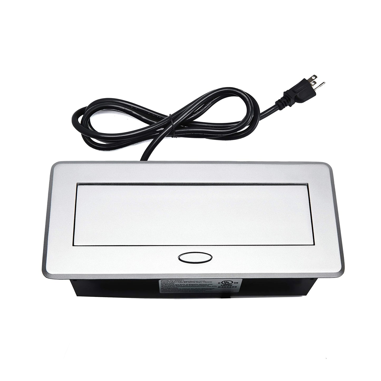 Pop Up Power Cover Box Desktop Socket with Dual USB