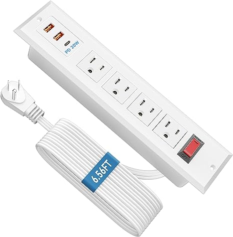 Furniture Recessed Power Strip