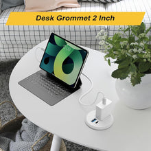 Load image into Gallery viewer, 2 Inch Desk Power Grommet Power Strip