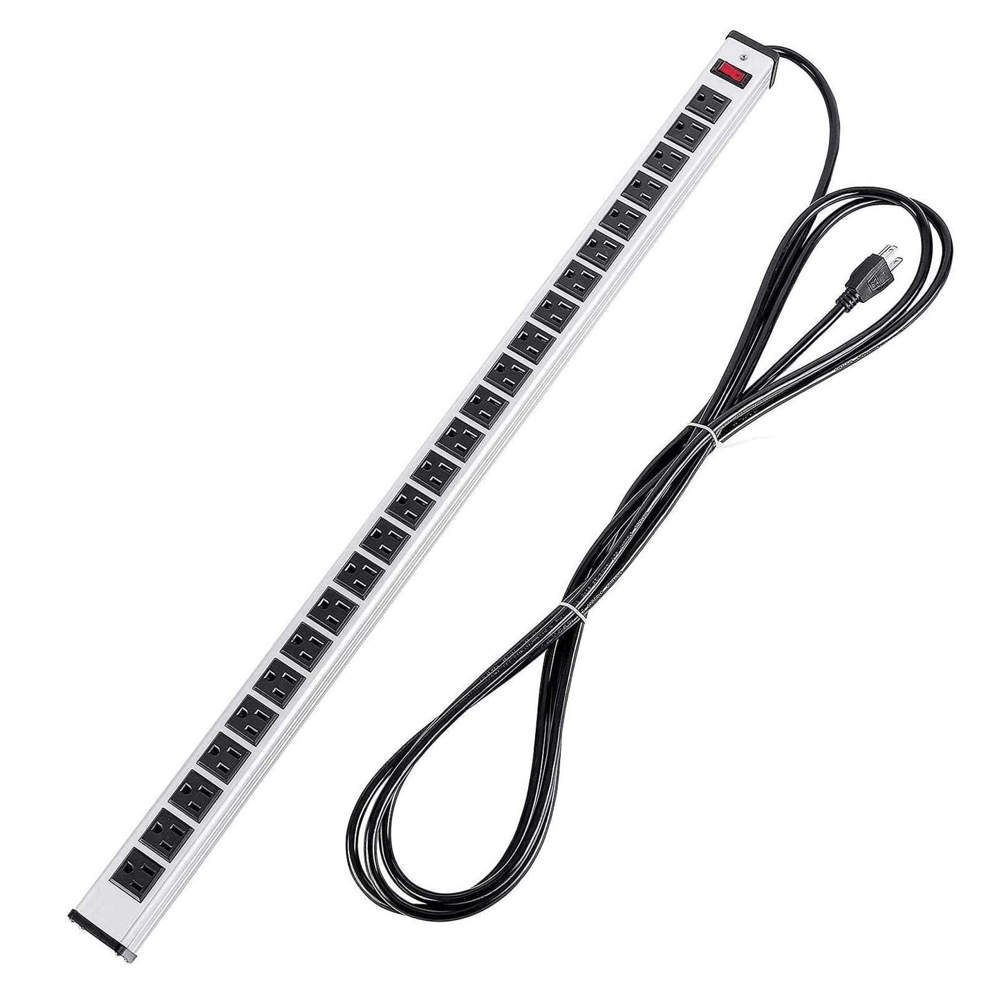 YABLAND 16 Outlet Power Strip, Heavy Duty Metal Power Strip