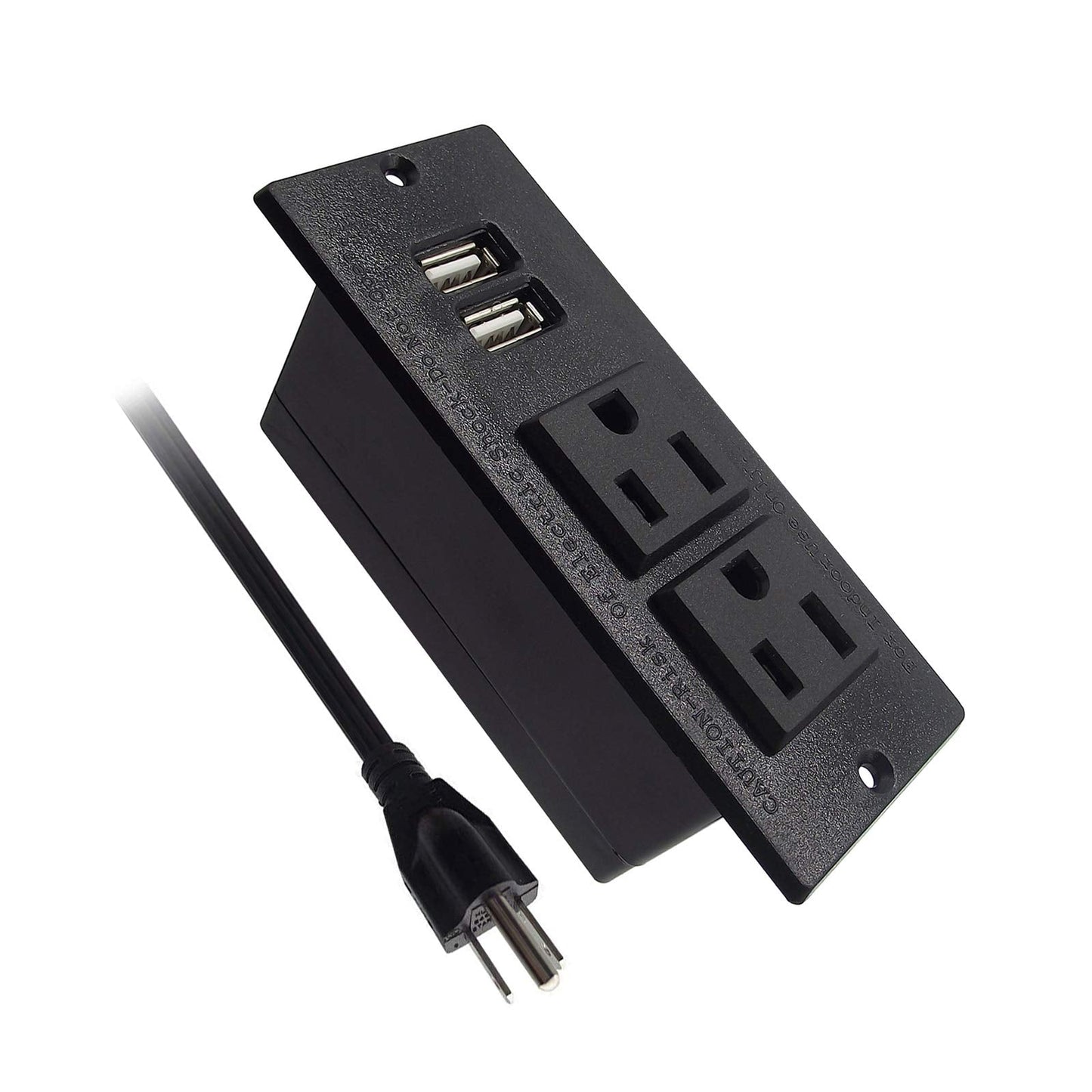 Desktop Power Grommet 2-Socket and 2-USB