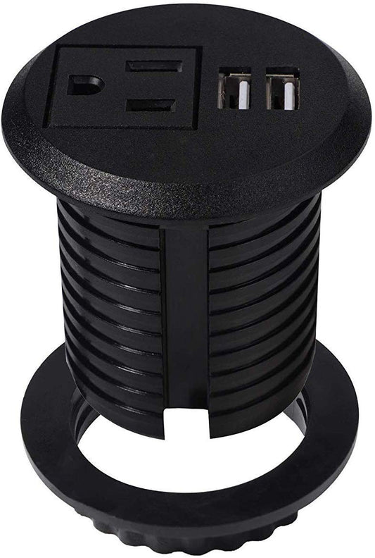 Mini Flush Power Grommet - 1 Electric, Dual USB  waterproof