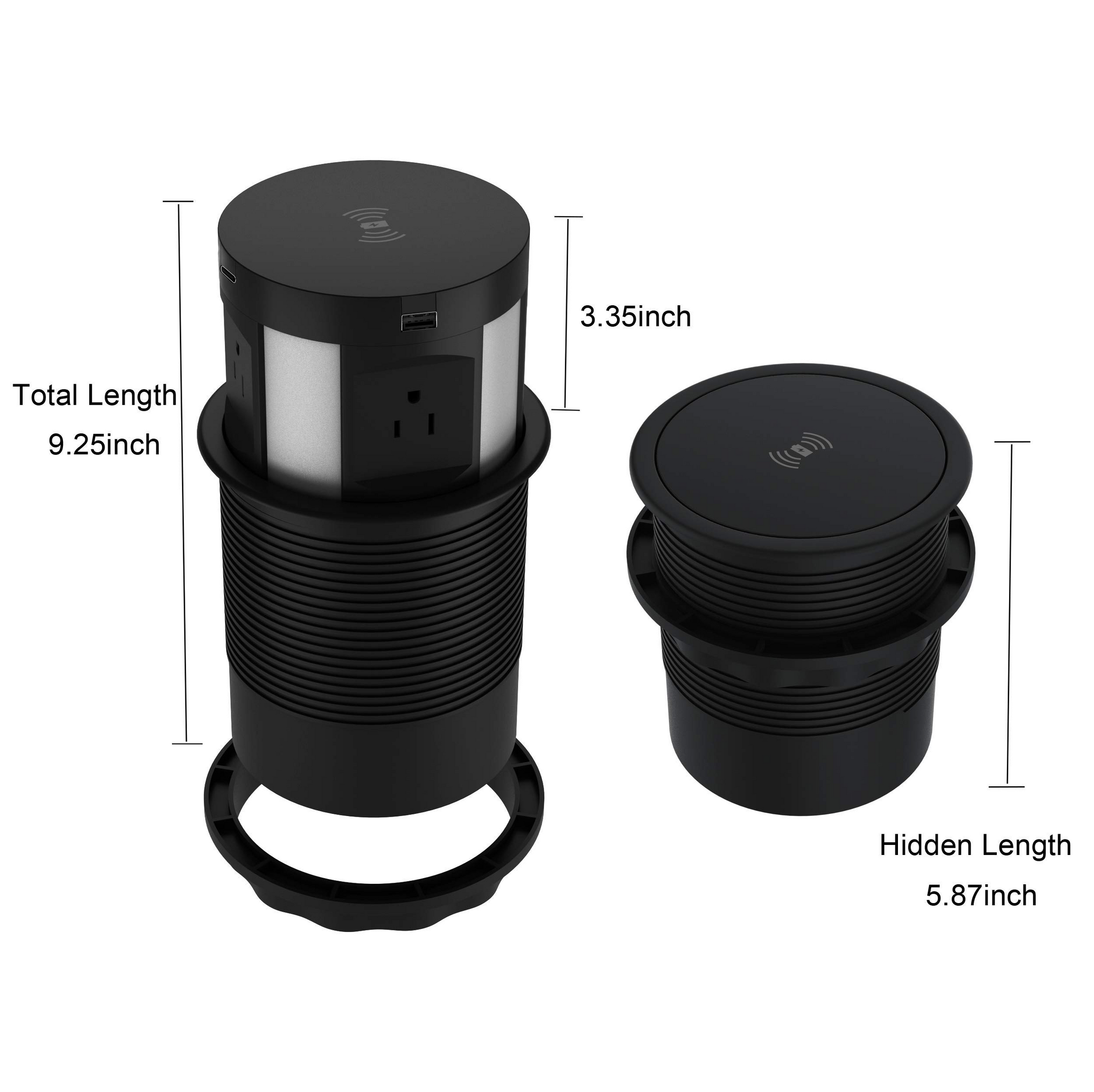 Automatic Pop Up Sockets, Retractable Recessed Power Strip – BTUPOWER