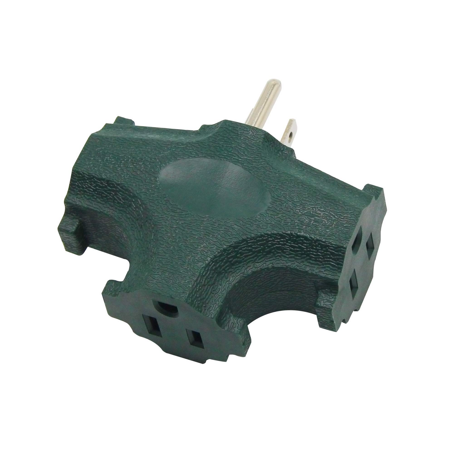 ETL Listed 3 Outlet Grounding Adapter, Grounded Wall Tap, Heavy Duty 3 Way Plug,