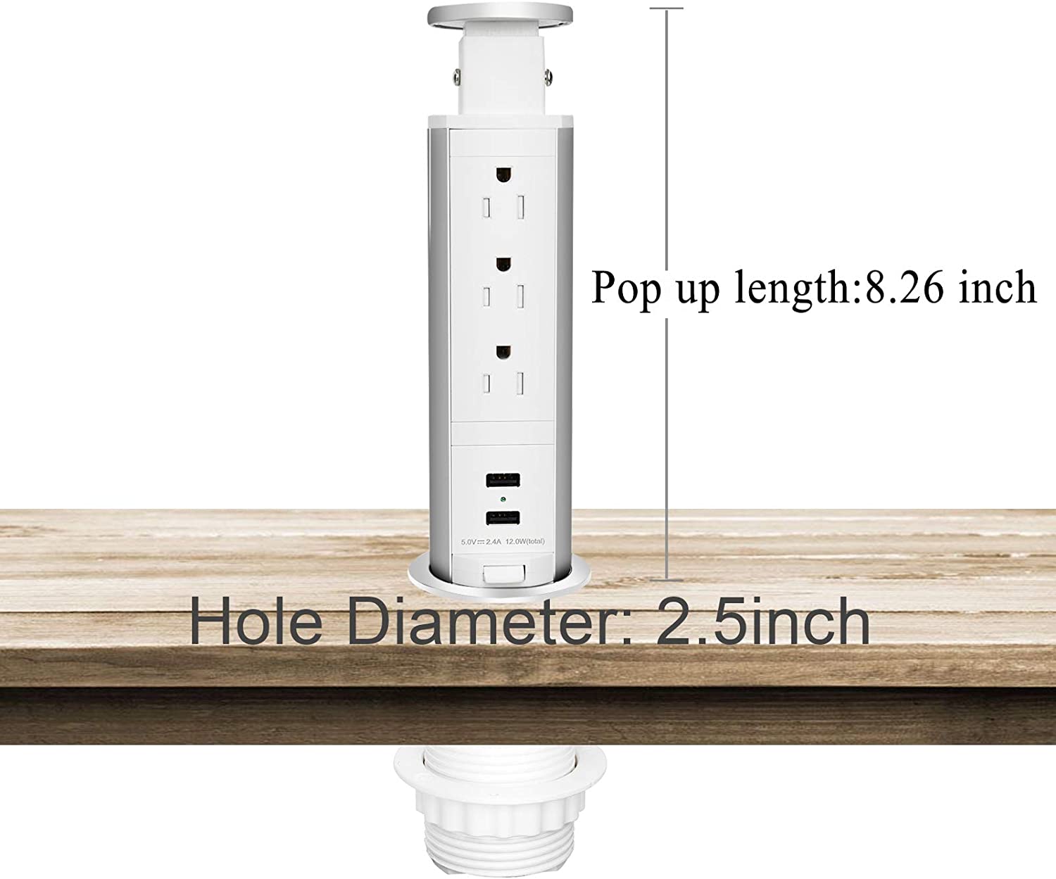 Pop Up Outlet for Countertop, Kitchen Counter Conference ,pop up socke ...